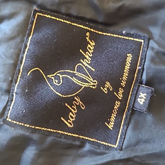 Vintage Y2K Baby Phat Authentic Black Red Heavy Jacket Womens Size 4XL Brooklyn - Picture 14 of 16